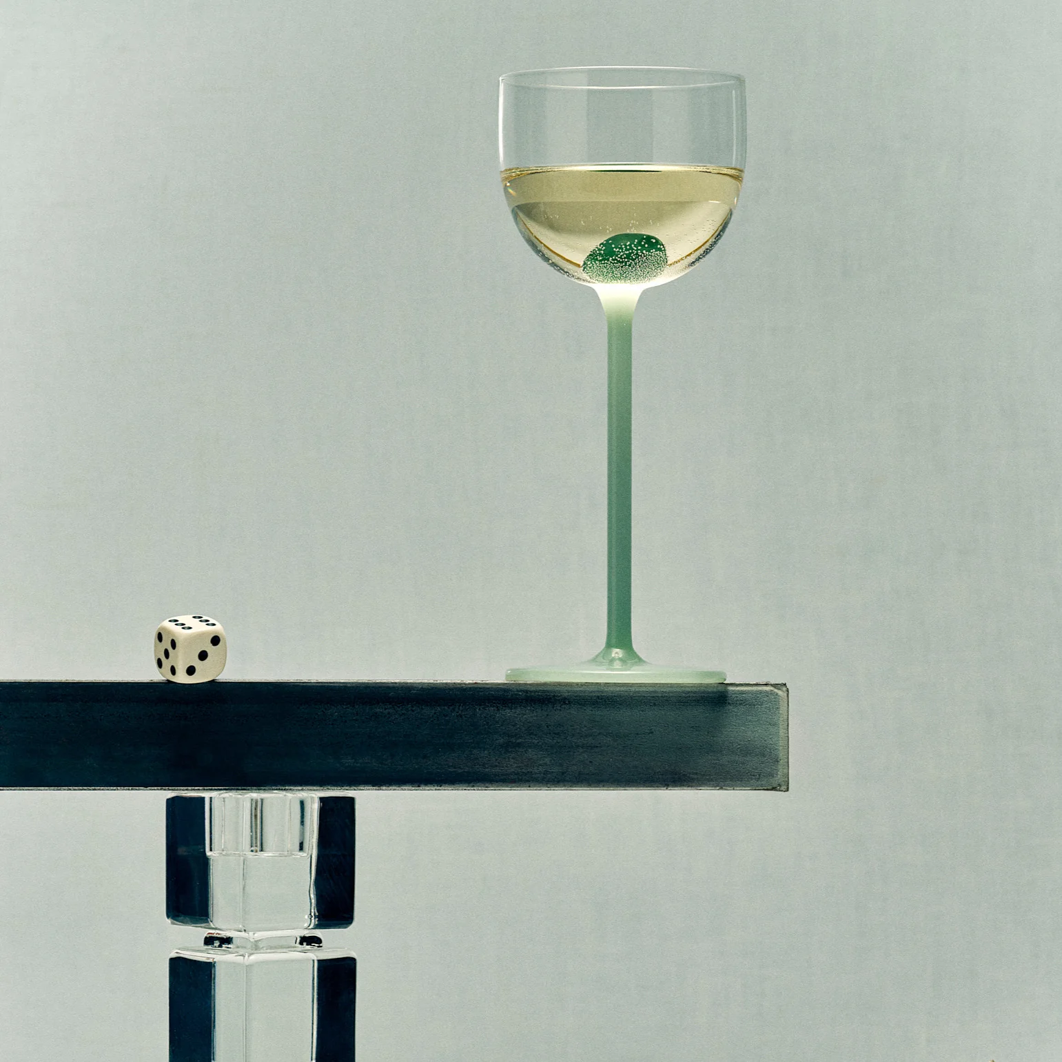 2 Nick & Nora Glasses | Mint & Clear - Image 3