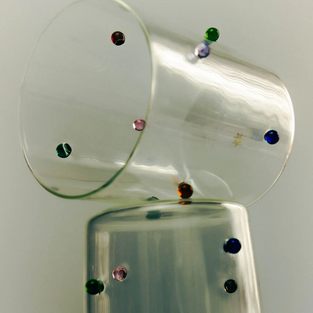 2 Pomponette Gobelets | Clear & Multi - Image 4