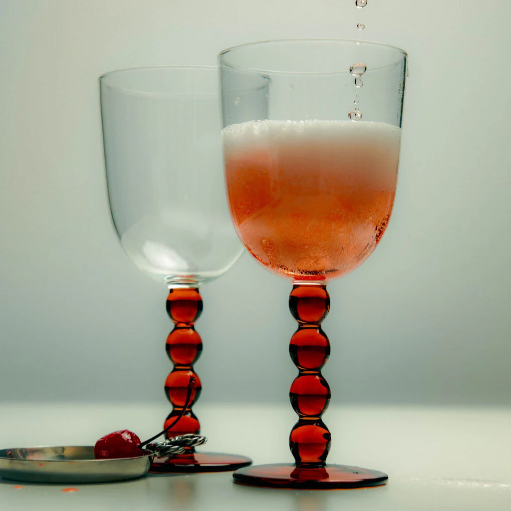 2 Volute Wine Glasses - Image 4
