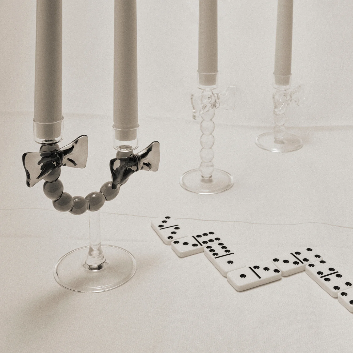 Double Bow Candle Holder - Image 3