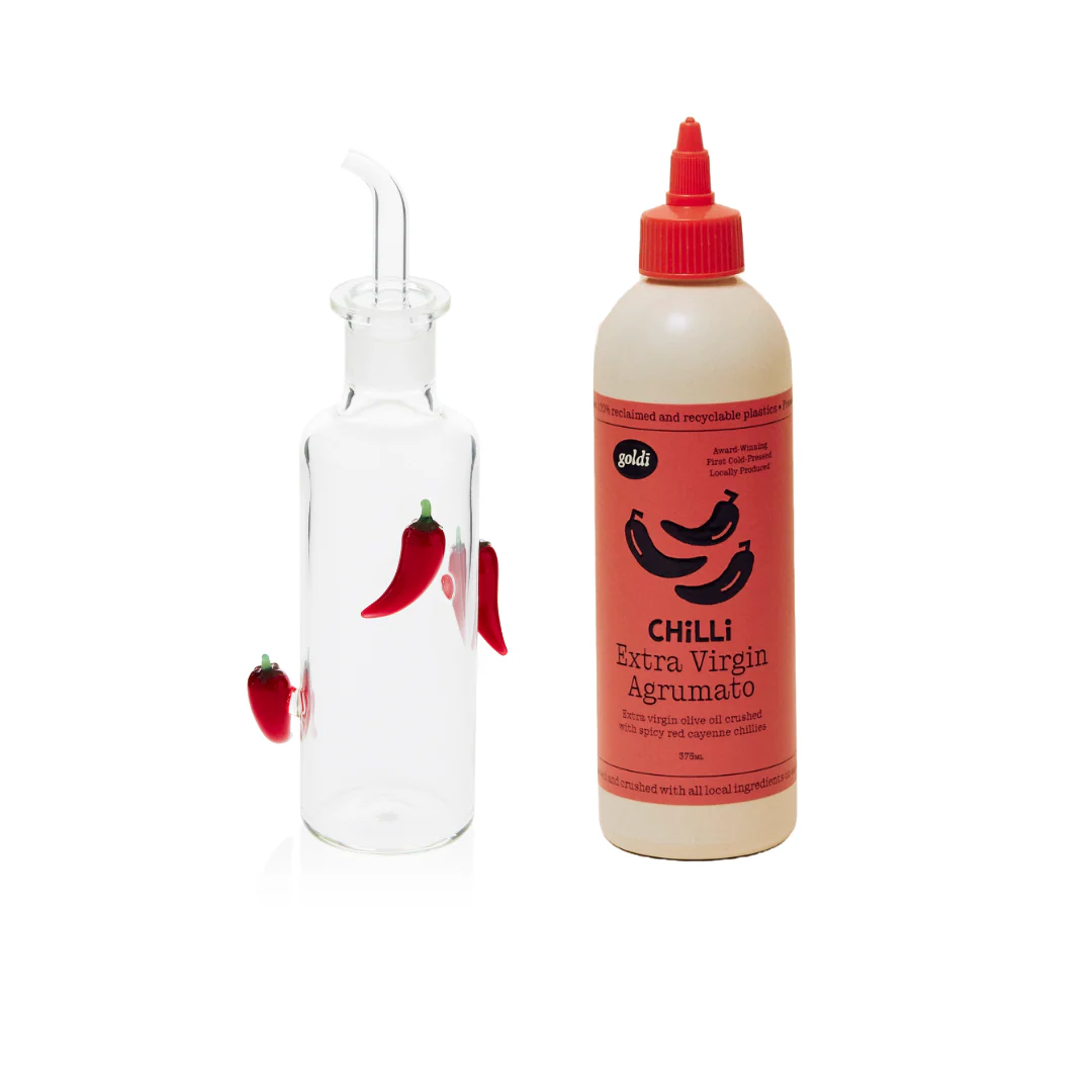 Goldi Chilli Oil & Chilli Bottle Set - Image 3